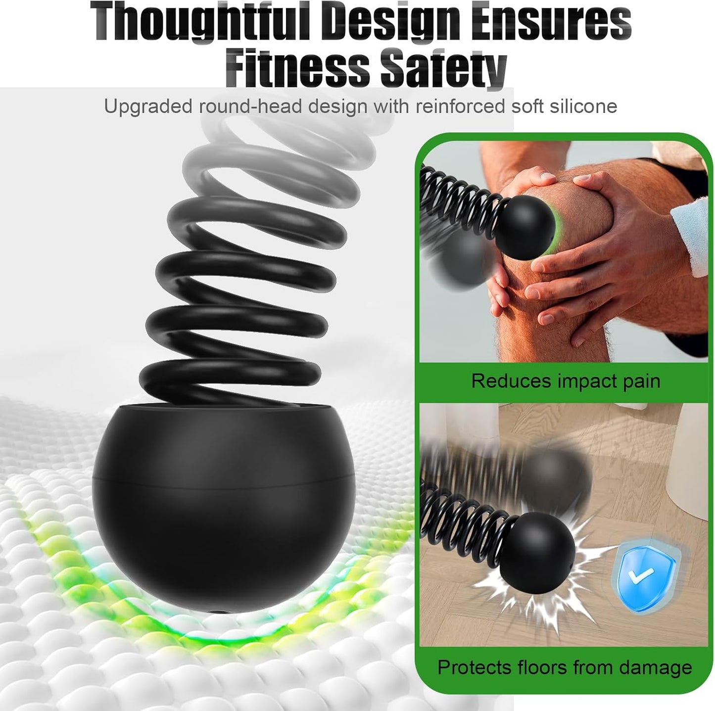 Upgrade Weighted Ropeless Battle Ropes, 2PCS Cordless Battle Rope for Home Gym, HIIT, Strength, Quiet Portable Training Rope, Workout Ropes Versatile Fitness Equipment for Men Women